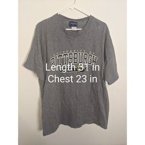 Pittsburgh Panthers Shirt Men's XL NCAA Jansport Grey Football